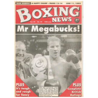 11th June 1993 - Boxing News - Tommy Morrison