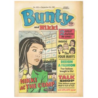 9th September 1989 - Bunty - issue 1652
