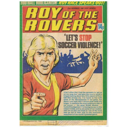 22nd November 1980 - Roy of the Rovers