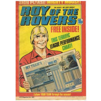 15th August 1981 - Roy of the Rovers