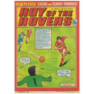27th February 1982 - Roy of the Rovers