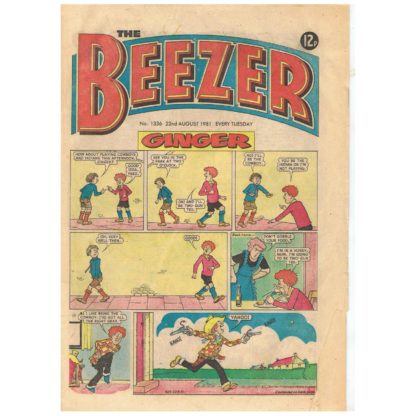 22nd August 1981 - The Beezer