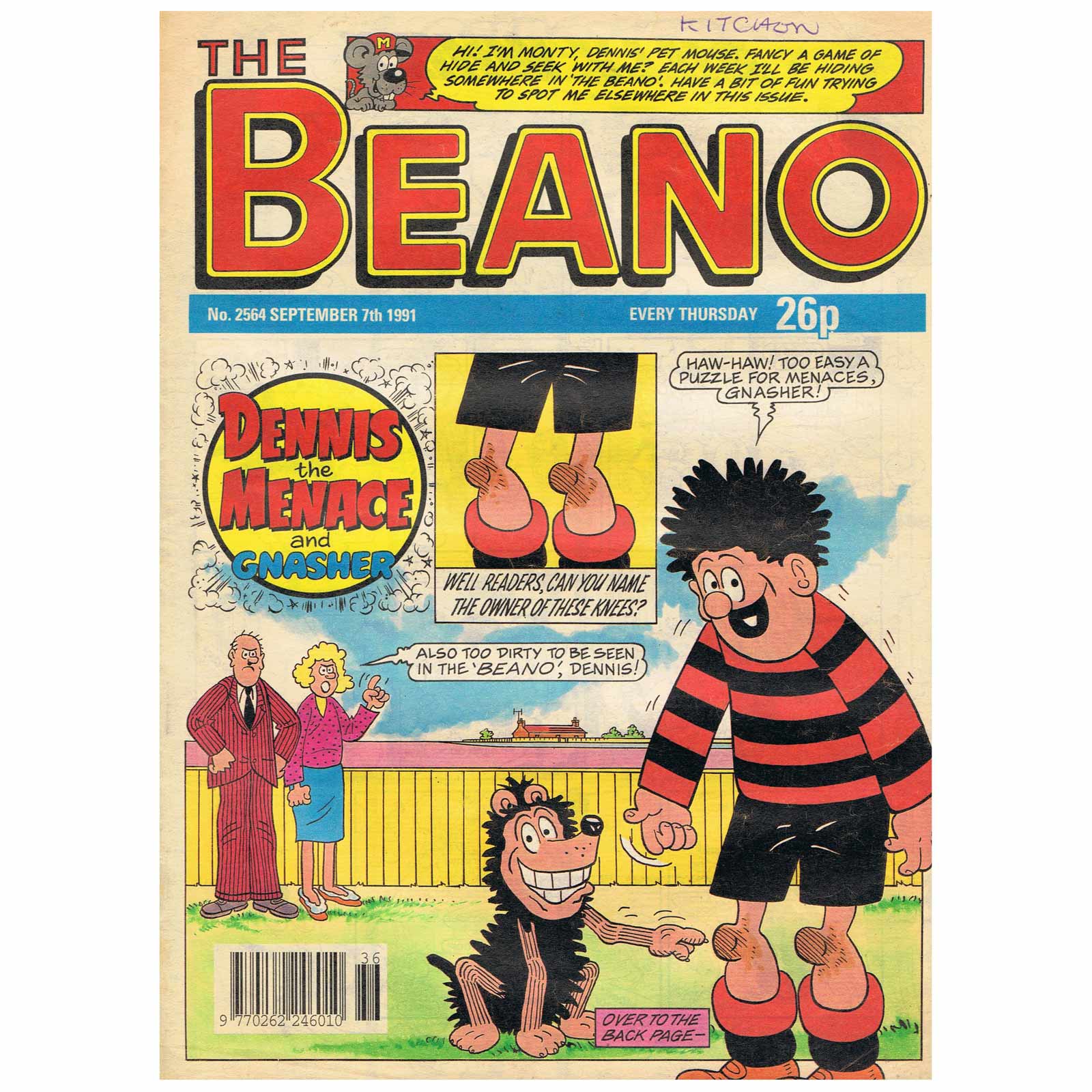 Date 13/05/1995 UK paper comic Issue No 2756 The BEANO Comic 