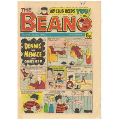 7th July 1979 - The Beano - issue 1929