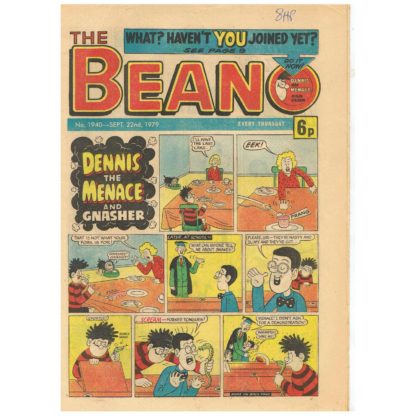 22nd September 1979 - The Beano - issue 1940