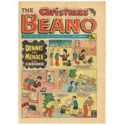 24th December 1977 - The Beano - issue 1849