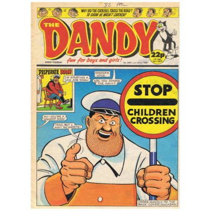 22nd July 1989 – The Dandy - issue 2487