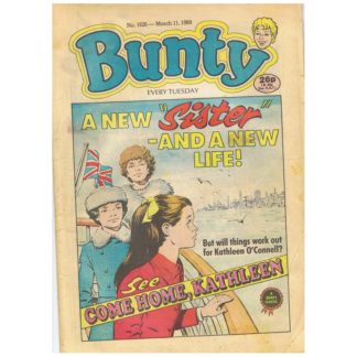 11th March 1989 - Bunty - issue 1626