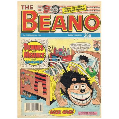 9th March 1991 - The Beano - issue 2538