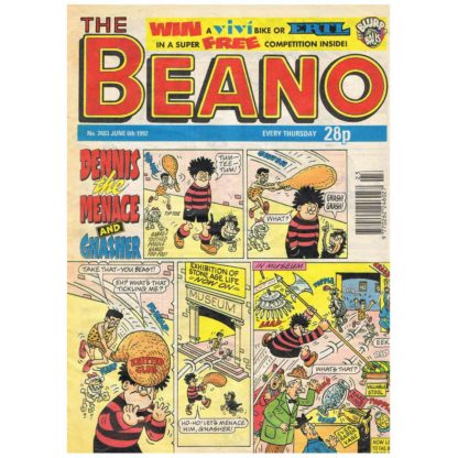 6th June 1992 - The Beano - issue 2603