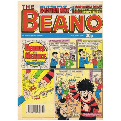 14th November 1992 - The Beano - issue 2626