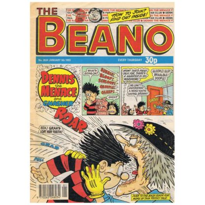 9th January 1993 - The Beano - issue 2634