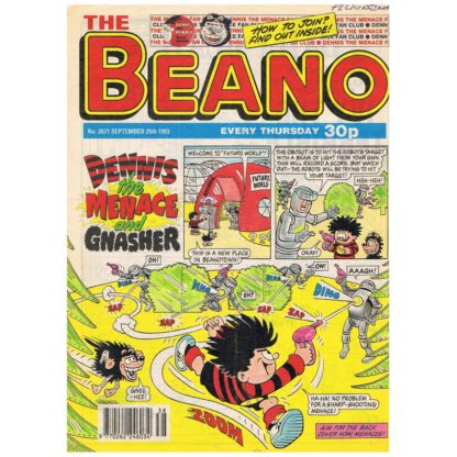 25th September 1993 - The Beano - issue 2671