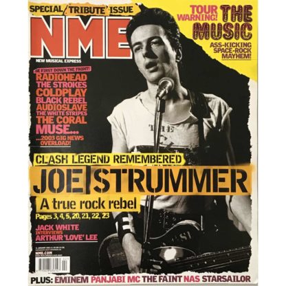 NME ( New Musical Express) - 11th January 2003