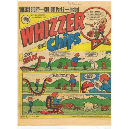 Whizzer and Chips - 10th October 1981