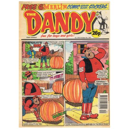 5th October 1991 - The Dandy - issue 2602