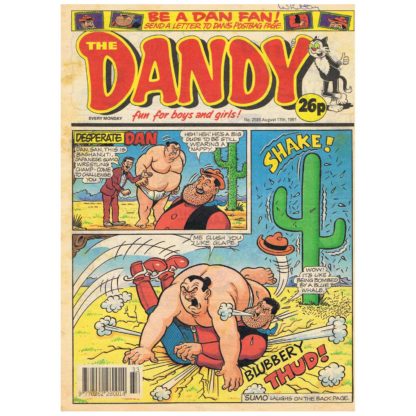 17th August 1991 - The Dandy - issue 2595