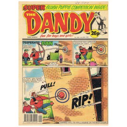 20th July 1991 - The Dandy - issue 2591