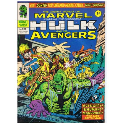 1st September 1976 - The Mighty World Of Marvel - issue 205