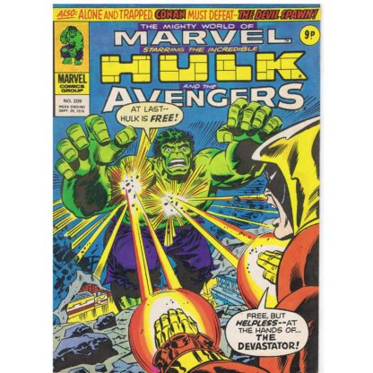 29th September 1976 - The Mighty World Of Marvel - issue 209