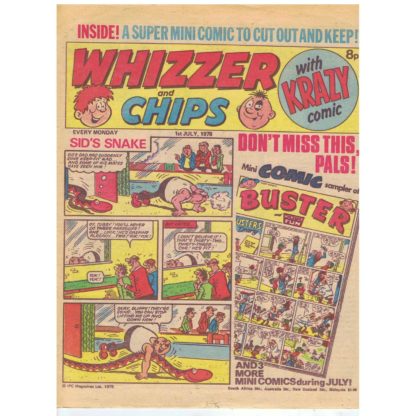 Whizzer and Chips - 1st July 1978