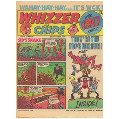 Whizzer and Chips - 21st October 1978