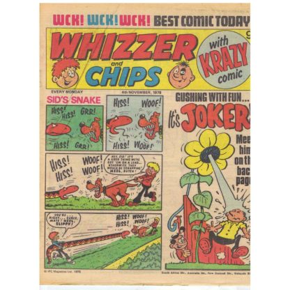 Whizzer and Chips - 4th November 1978