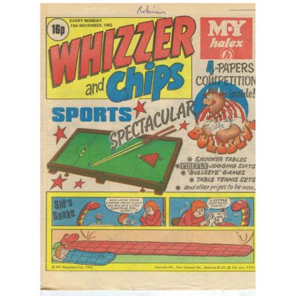 Whizzer and Chips - 13th November 1982