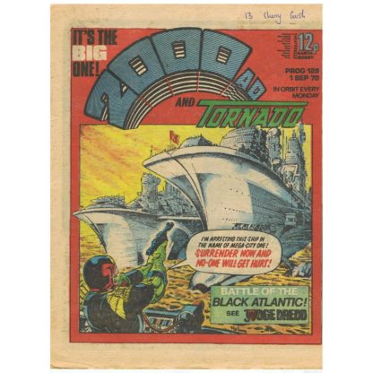 2000 AD and Tornado - 1st September 1979 - issue 128