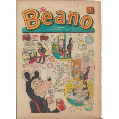 The Beano - 21st February 1970 - issue 1440
