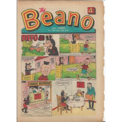 The Beano - 23rd May 1970 - issue 1453