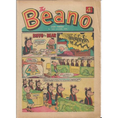 The Beano - 25th July 1970 - issue 1462