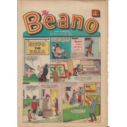 The Beano - 8th August 1970 - issue 1464