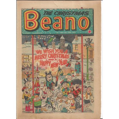 The Beano - 26th December 1970 - issue 1484