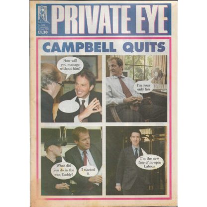 Private Eye - 5th September 2003 - issue 1088