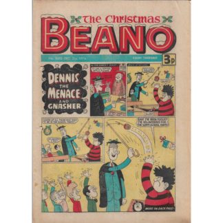 The Beano - 21st December 1974 - issue 1692