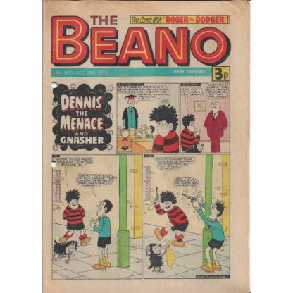 The Beano - 28th December 1974 - issue 1693