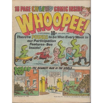 Whoopee comic - 19th April 1980