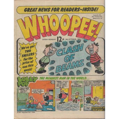 Whoopee comic - 4th October 1980