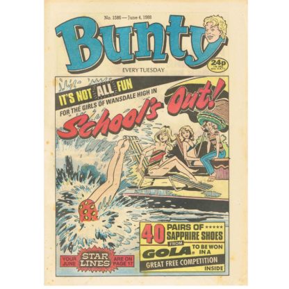 Bunty comic - 4th June 1988 - issue 1586