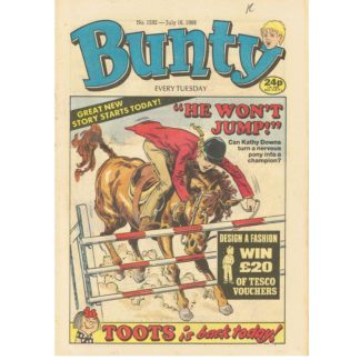 Bunty comic - 16th July 1988 - issue 1592