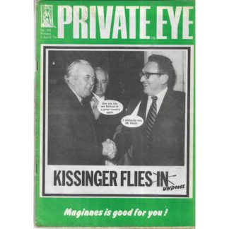 5th April 1974 - Private Eye - issue 321