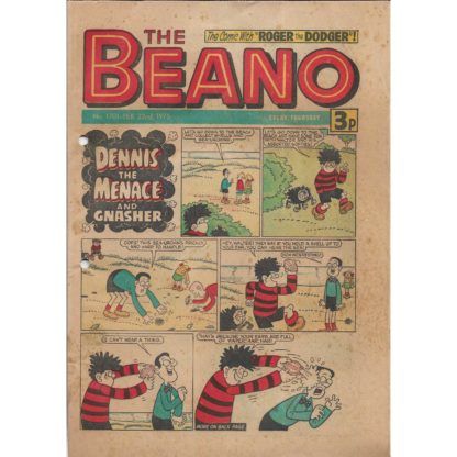 22nd February 1975 - The Beano - issue 1701