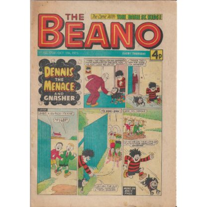 11th October 1975 - The Beano - issue 1734