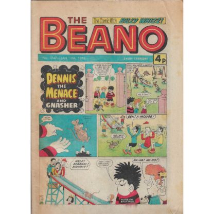 10th January 1976 - The Beano - issue 1747