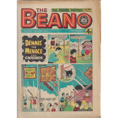 18th September 1976 - The Beano - issue 1783
