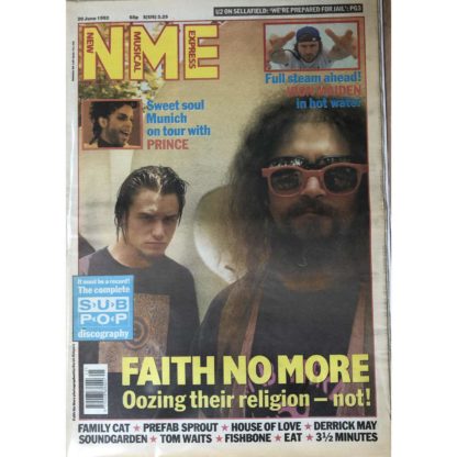20th June 1992 - NME (New Musical Express)