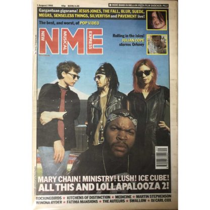 1st August 1992 - NME (New Musical Express)