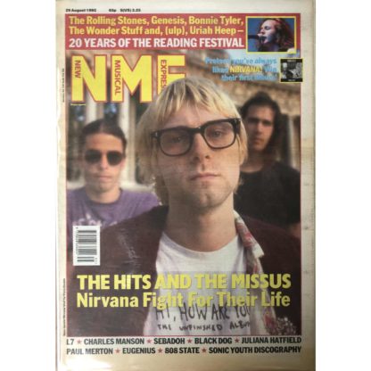 29th August 1992 - NME (New Musical Express)