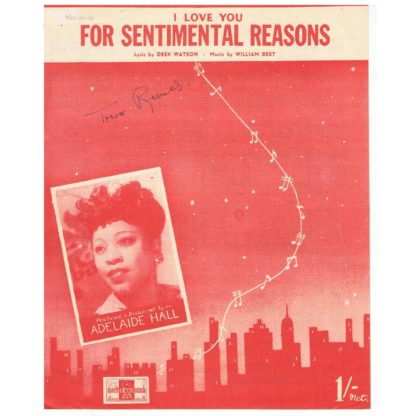 (I Love You) For Sentimental Reasons - sheet music